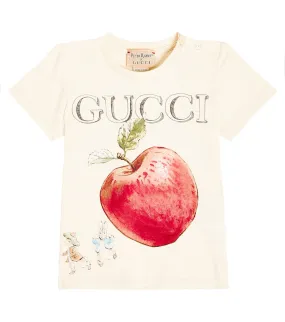 Gucci Kids Cotton Jersey T-Shirt, Yellow