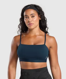 Gymshark Cut Out Bandeau - Navy