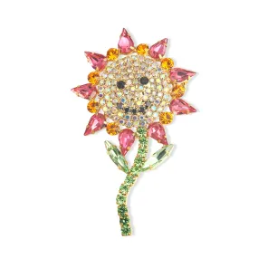 Happy Flower Brooch