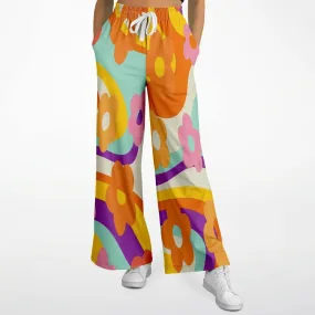 Happy Valley Retro Floral Eco-Poly Wide Leg Pants