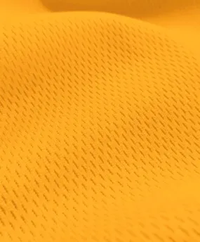 Heavy Sports Mesh Activewear Jersey Fabric / Canary Yellow / Sold by The Yard