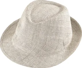 Henschel Cotton Plaid Gentleman Fedora Hat