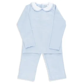 Hudson Powder Blue Fleece Lined Matching Set