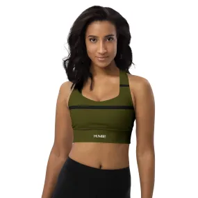 Humble Sportswear™ Hunter Green Compression Sports Bra