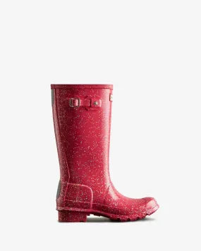 Hunter Big Kids Giant Glitter Wellington Boots