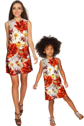 In The Wheat Field Adele Shift Floral Mommy and Me Dresses