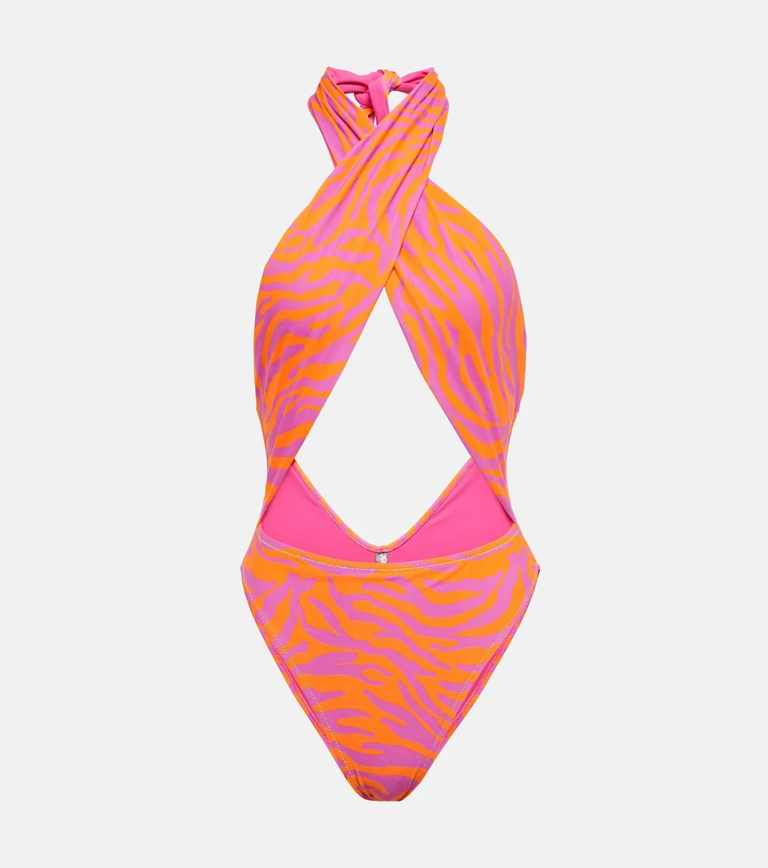 Italian Stallion swimsuit with zebra print REINA OLGA, multicolored