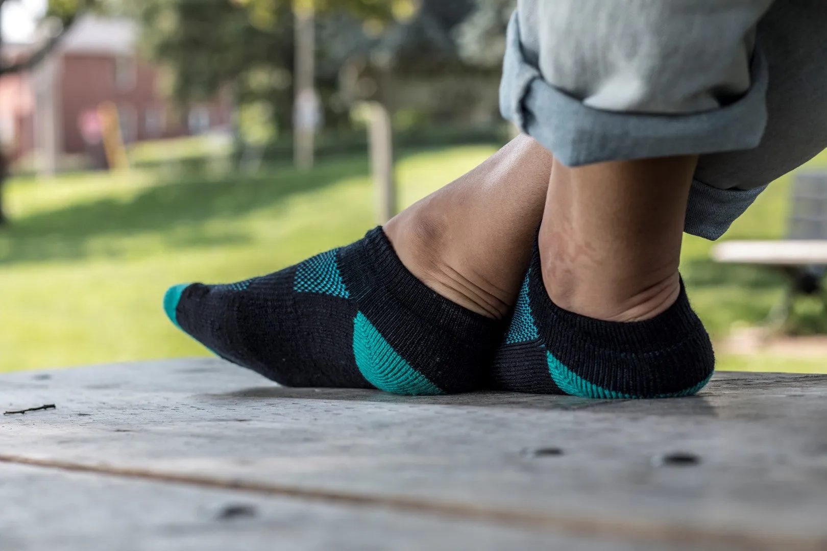 J.B. Field's Merino Wool Mesh Hiker Ankle Socks