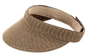 Jeanne Simmons - Brown Tweed Visor