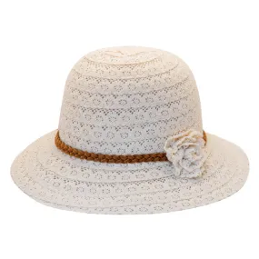 Jeanne Simmons - Poly-Cotton Lace Cloche Hat