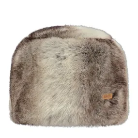 Josh Faux Fur Hat - Heather Brown