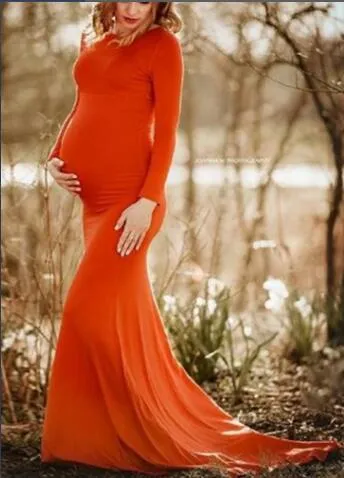 Joskaa New Maternity Dresses For Photo Shoot Maternity Photography Props Pregnancy Dress Maxi Maternity Gown Pregnant Clothes For Women