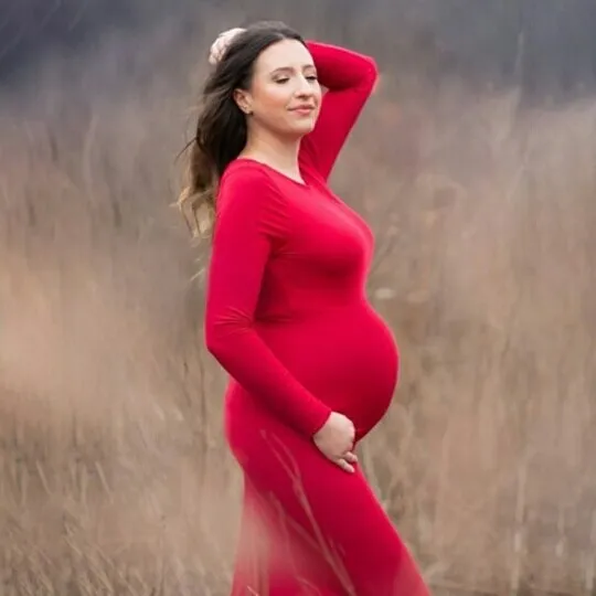 Joskaa New Maternity Dresses For Photo Shoot Maternity Photography Props Pregnancy Dress Maxi Maternity Gown Pregnant Clothes For Women