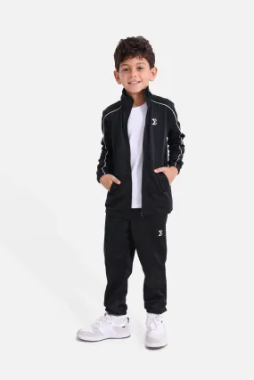 Kids Black Tracksuit