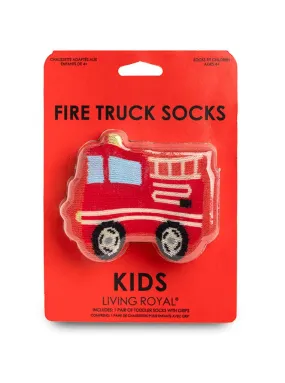 Kids Fire Truck Socks