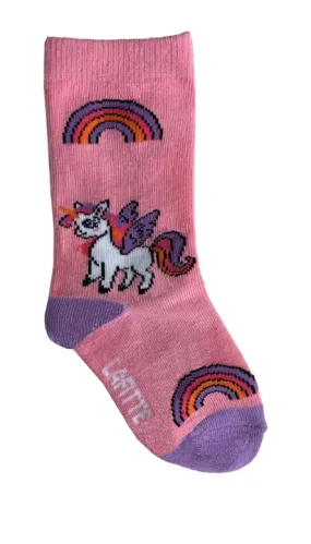 Kids Pink Unicorn Socks