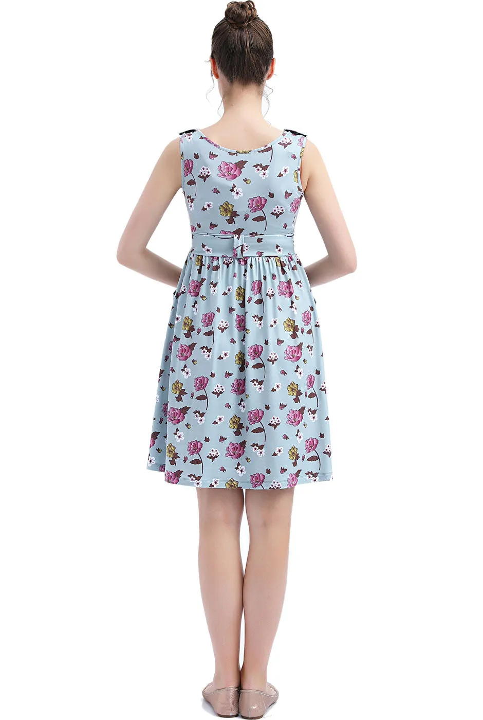 Kimi   Kai Maternity "Dahlia" Nursing Skater Dress