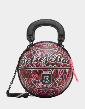 KITSCH BETSEY BALL BAG BLACK MULTI