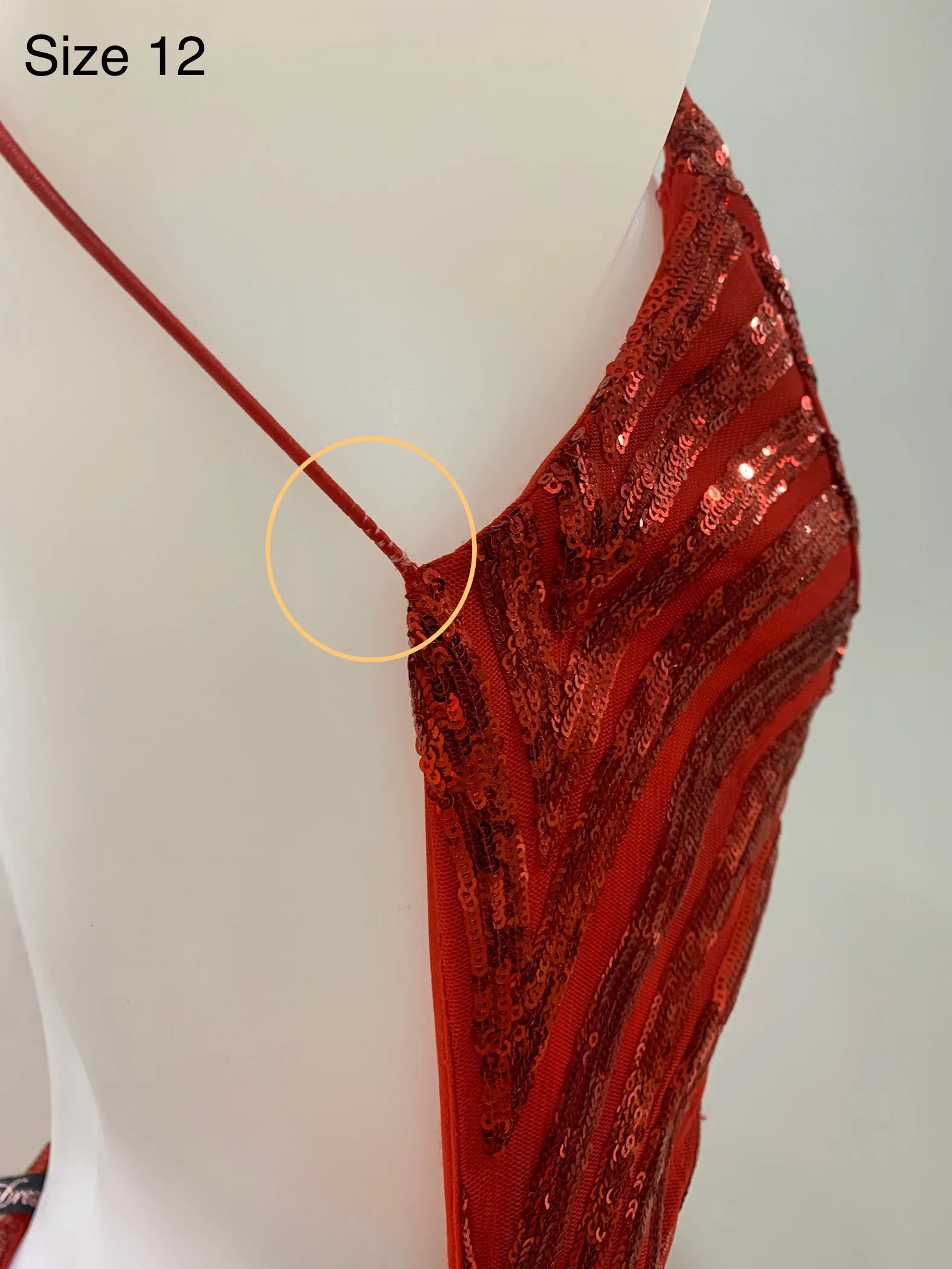 Kourtney Sequin Gown - Red [SAMPLE]