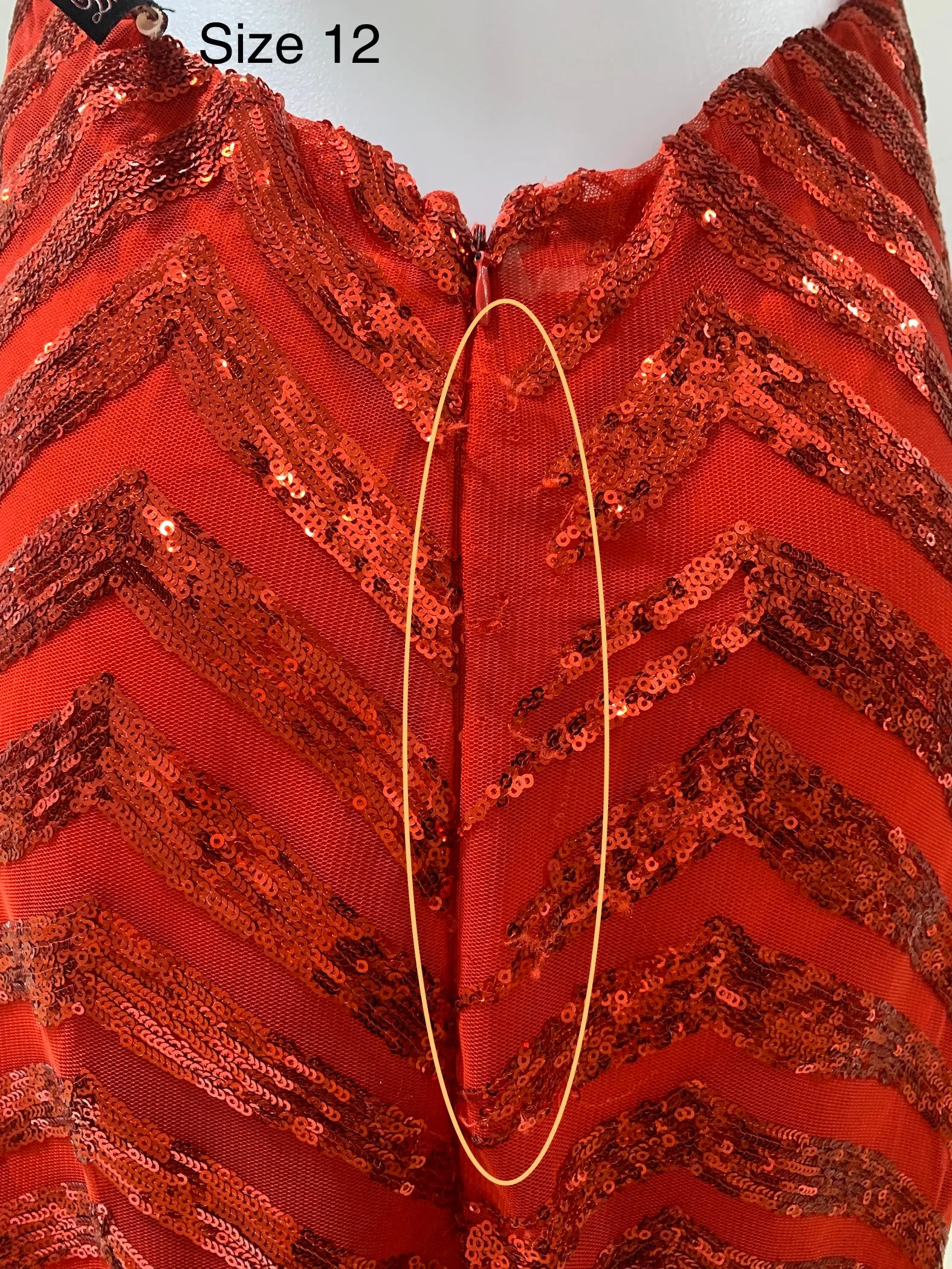 Kourtney Sequin Gown - Red [SAMPLE]