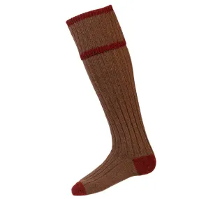 Kyle Sock - Hazelnut by House of Cheviot