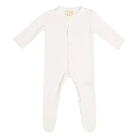 Kyte Baby Snap Footie in Cloud