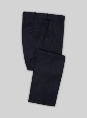 Lanificio Zegna Loop Laonel Blue Stripe Wool Pants