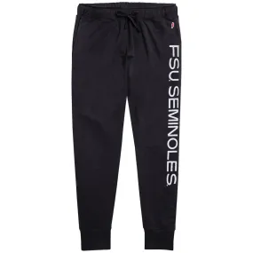 League Women's FSU Seminoles Tri-blend Jogger Pant - Black