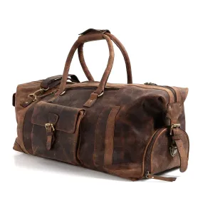 Leather Duffle Bag - ORLANDO