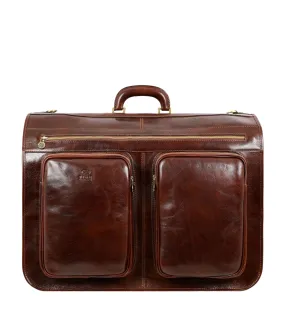 Leather Garment Bag - The Big Sleep