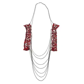 Liana Pattihis - Red Panel Necklace