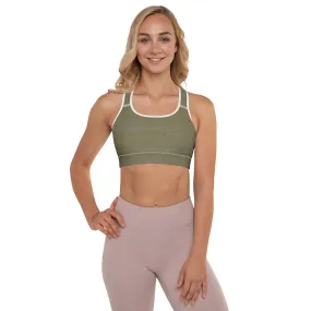 Life League Gear - ADAPT - Olive Green - Padded Sports Bra