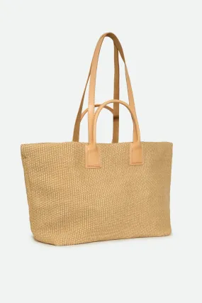 LISBON LARGE ITALIAN TOTE IN NATURAL