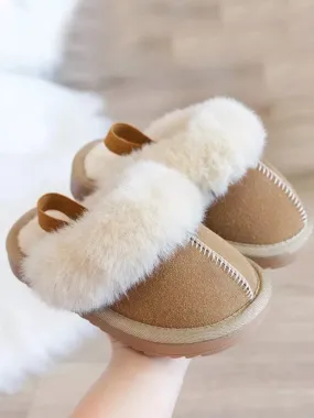 Lounge In Luxury Fur-Lined Slippers By Liv and Mia