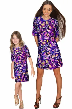 Make a Wish Grace Shift Floral Mommy and Me Dress