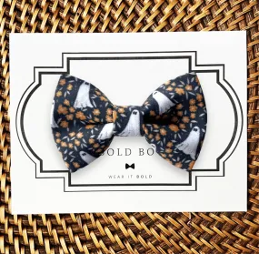 Marigold Ghosts Bow Tie for Dog Collar or Cat Collar