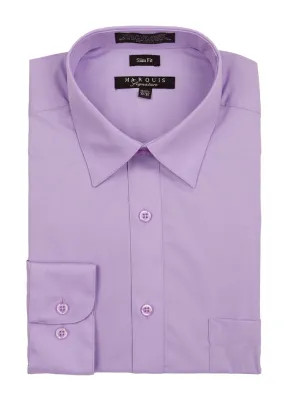 Marquis Signature Slim Fit Men's Dress Shirt - Violet