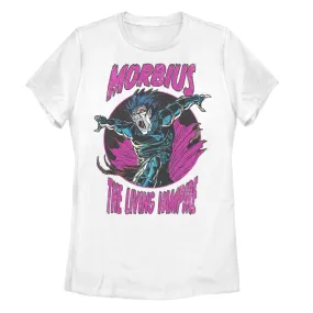 Marvel Junior Morbius The Living Vampire Purple Portrait T-Shirt