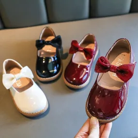 Mary Jane Shoes Kids Girls | Leather Princess Shoes | Children Dress