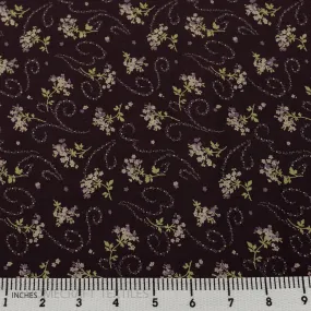 Mauve Breeze Floral Cotton Print