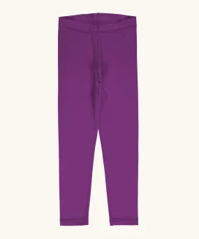 Maxomorra Solid Violet Leggings