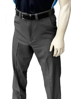 Men's Flat Front 4-Way Stretch Plate Pants - CHARCOAL