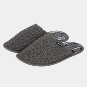 Mens Herringbone Slippers