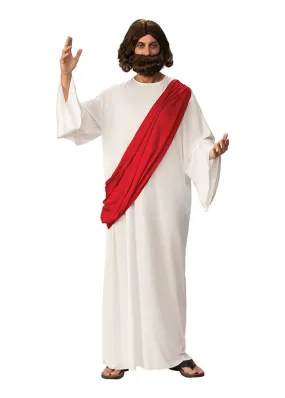 Mens Jesus Toga Fancy Dress Religious World Book Day Easter Costume