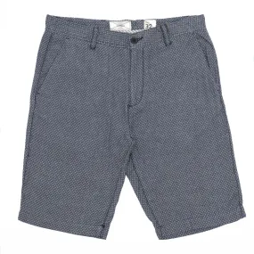 Men's Navy Blue Shorts with Belt Loops and Pockets