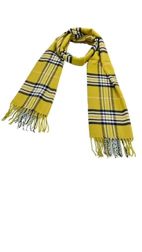 Men's new style gold fashion plaid scarf