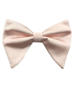 Men's Rose Gold Satin Tear Drop Butterfly Bowtie with Hanky