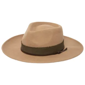 Men's Wool Felt Pinch Crown Fedora by FRYE