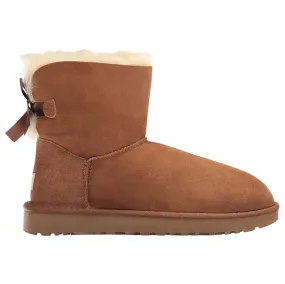 Mini Bailey Bow II Suede Sheepskin Women's Winter Boots