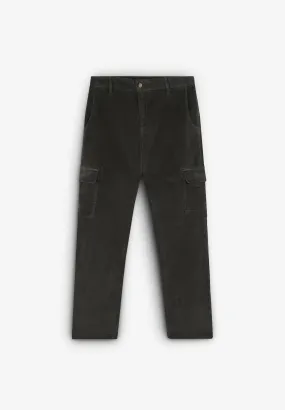 MODERN CORDUROY CARGO TROUSERS